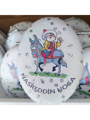 Mask Nasreddin Hoca Kapaklı Büyüteçli Cep El Çanta Aynası