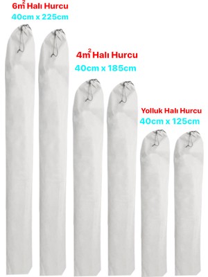 Koru Tekstil 6 Adet Halı Hurcu, Halı Kılıfı