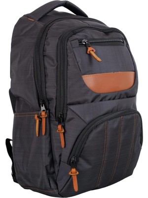 Bagacar 8007 Siyah Unisex Okul ve Günlük Sırt Çantası