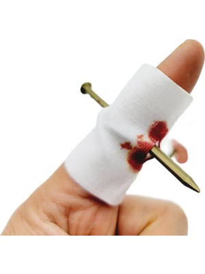 Schulzz Şaka Malzemesi Ultra Gerçekçi Çivili Yara Bant