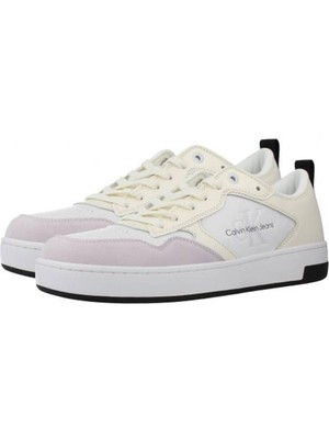 Calvin Klein Basket Cupsole Low Lth Mo Beyaz Erkek Sneaker