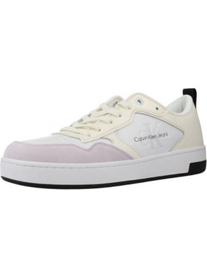 Calvin Klein Basket Cupsole Low Lth Mo Beyaz Erkek Sneaker