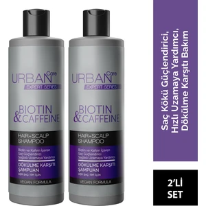 Urban Care Expert Biotin & Kafein Şampuan 350 ml x 2