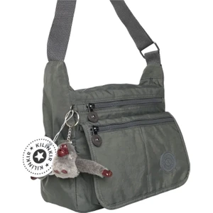 Kadın Kumaş Çok Gözlü Postacı Şık Tasarım Çanta