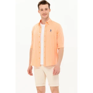U.S. Polo Assn. Erkek Turuncu Gömlek 50262932-VR051