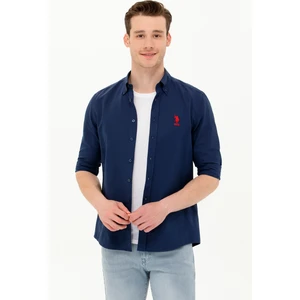 U.S. Polo Assn. Erkek Lacivert Gömlek Basic 50262932-VR033
