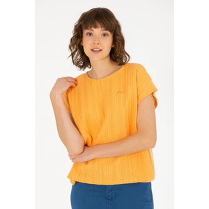 U.S. Polo Assn. Kadın Turuncu T-Shirt 50263675-VR051