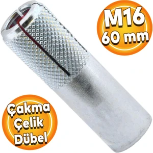 Çakma Çelik Dübel M16