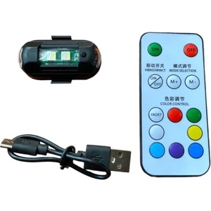 Motorcu Aziz Aslan Carub Lamba Uçak Kanadı Çakar Şarj Rgb