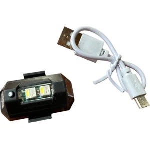 Motorcu Aziz Aslan Carub Lamba Uçak Kanadı Çakar Şarjlı Rgb Az