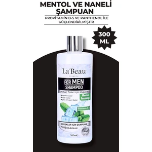 La'Beau Cosmetic Mentol ve Naneli Şampuan Mentollu Şampuan Kepek ve Kabuklanma Karşıt Kolay Şekil Alma