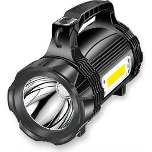 Peakstar PS-889 Su Geçirmez Yüksek Güçlü Osram LED 30W Şarj Edilebilir Powerbank Özellikli Profesyonel El Feneri