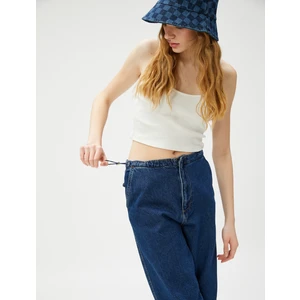 Crop Atlet Halter Yaka Dar Kesim