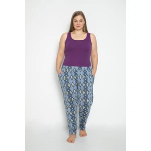 Vıshenka kadın Modal Baskılı Cepli Pijama Altı 
