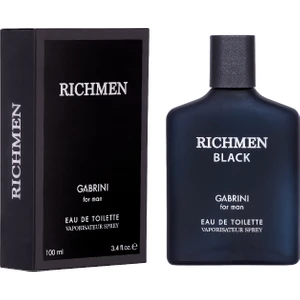 Richmen Black Edt For Man 100 ml
