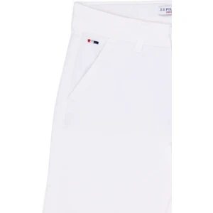 U.S. Polo Assn. Erkek Çocuk Beyaz Dokuma Şort 50267061-VR013