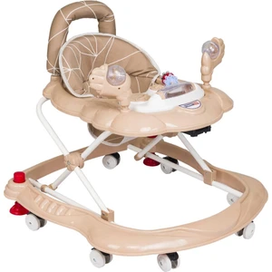TommyBaby Müzikli ve Oyuncaklı Bebek Yürüteci – Ekstra Dolgulu Şilte, Ayarlanabilir Yükseklik, Sağlam Tekerlek ve Katlanabilir Ergonomik Tasarım