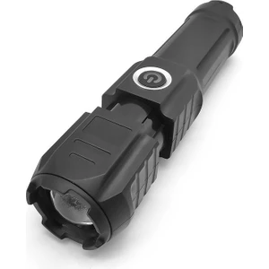 Go Biz USB Şarj Geri Çekilebilir Zoom El Feneri, Açık Taşınabilir Xpe Güçlü Işık Uzun Menzilli Küçük El Feneri, Güçlü Çok Amaçlı El Feneri Kamp Lambası Reflektör (Yurt Dışından)