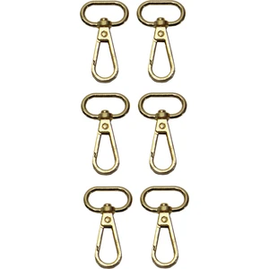 Ala Depo Kanca 2 cm Çanta Aksesuarı (6 Adet) Light Gold