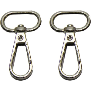 Ala Depo Kanca 2,5 cm Çanta Aksesuarı (2 Adet) Gümüş