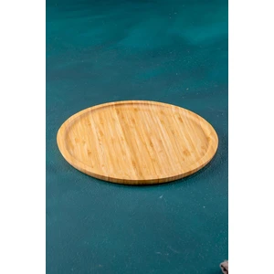 Bambu Yuvarlak Tabak 25 cm