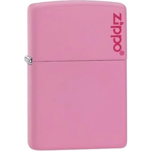 Pink Logo Çakmak / Pembe Zippo