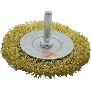 Yıldırım Nalbur Tel Fırça Pimli Yassı 75MM Tel Fırça Temizleme Silme Fırçası