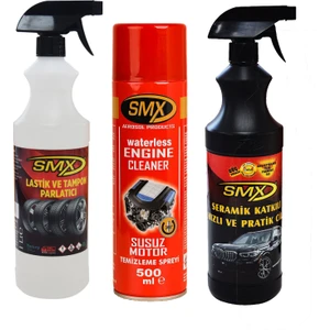 Susuz Motor Temizleme Spreyi / Lastik Parlatıcı / Seramik Cila / Hızlı Cila / Pratik Cila