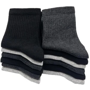 Ciho Socks Basic Düz Renkler 12 Çift Erkek Tenis Çorap