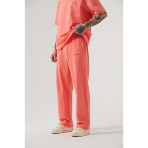 Relaxed Basıc Baggy Eşofman Altı Pembe