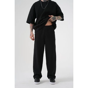 Premium Oversize Baggy Basıc Pantolon Siyah