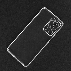 Xiaomi Mi 13 Lite Kılıf Kamera Korumalı Şeffaf Pürüzsüz Şık Parlak Ultra Ince Silikon Kapak