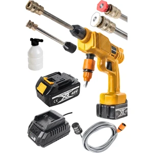 Basınçlı Oto Bahçe Yıkama Makinesi  2 Akülü Nozzle Setli