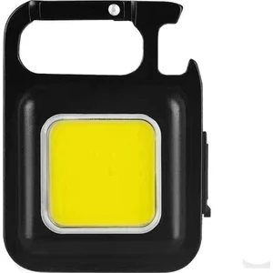 El Feneri LED Anahtarlıklı Şişe Açacağı Usb’li Şarj Edilebilir Cep Boy Cob LED Mıknatıslı 4ışık Mod