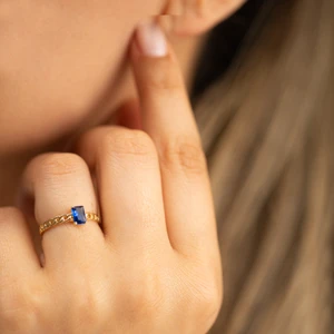 ÇGK KUYUMCULUK Gurmet Detaylı Minimal Altın Yüzük CGKYZK0135