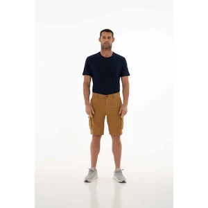 Erkek Kargo Cepli Regular Fit Parça Boyama Kısa Şort Y25505278401