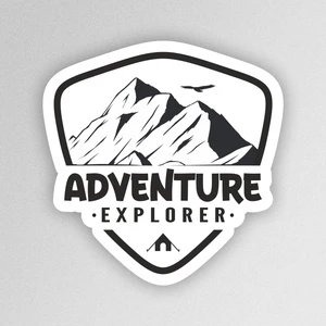 Sb Store Adventure Explorer Outdoor Camping Karavan Off Road Sticker Etiket