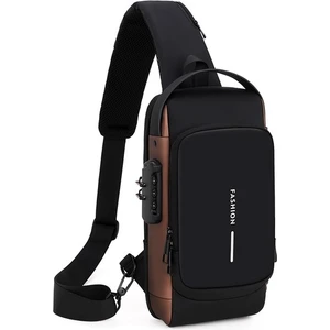 Yukeya Erkek Su Geçirmez Şifreli Göğüs Çantası (Yurt Dışından)