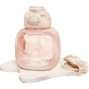 1000ML Taşınabilir Su Matarası - Pembe (Yurt Dışından)