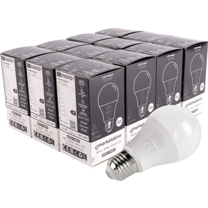 9W LED Ampul 6500K Beyaz Işık A60 E27 12'li Paket Ampul