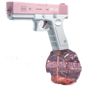 Glock Su Tabancası Otomatik Patlama Elektrikli Su Tabancası Oyuncak Yaz (Yurt Dışından)