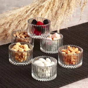 Molina Home Rayan Sultan 6 Parça Cam Çerezlik Sunum&  Magnolia Kasesi