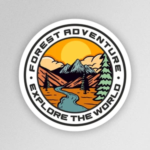 Sb Store Explore The World Outdoor Adventure Camping Karavan Off Road Sticker Etiket