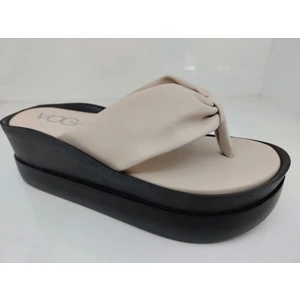 258300 Dolgu Topuk Comfort Casual Parmak Arası Terlik