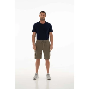 Erkek Regular Fit Kargo Cepli Parça Boyama Şort K21504278101