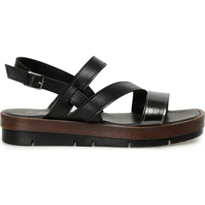 321122.Z 3fx Siyah Kadın Dolgu Topuk Sandalet