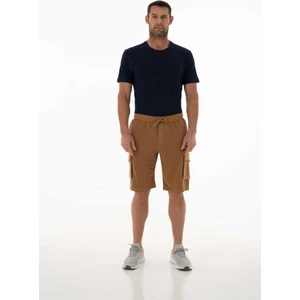 Erkek Regular Fit Kargo Cepli Parça Boyama Şort K21504278101