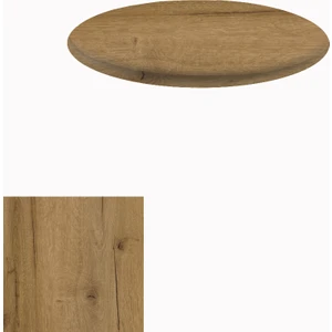 Werzalit Masa Tablası Yuvarlak 80CM - Canyon Palace Oak