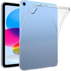iPad 10. Nesil 10.9 Inç 2022 Uyumlu Şeffaf Silikon Tablet Kılıfı Kapak Renksiz