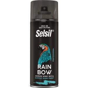 Rainbow Akrilik Sprey Boya 400 ml Parlak Siyah Ral 9005
